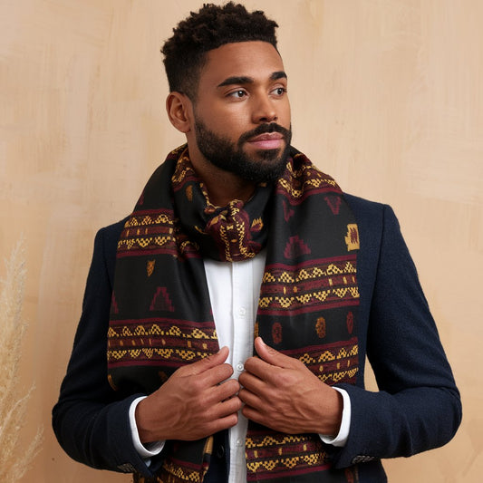 Men's African Elegance Tribal Scarf