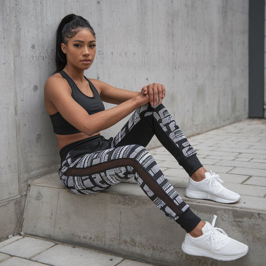 Women's African Breathable Joggers with Tribal Print