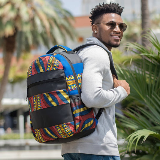 Men's African Roots Pattern Backpack